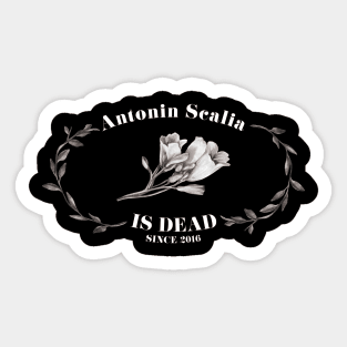 Scalia Since 2016 - White Text Sticker